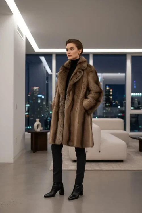 Lumina Faux Fur Overcoat