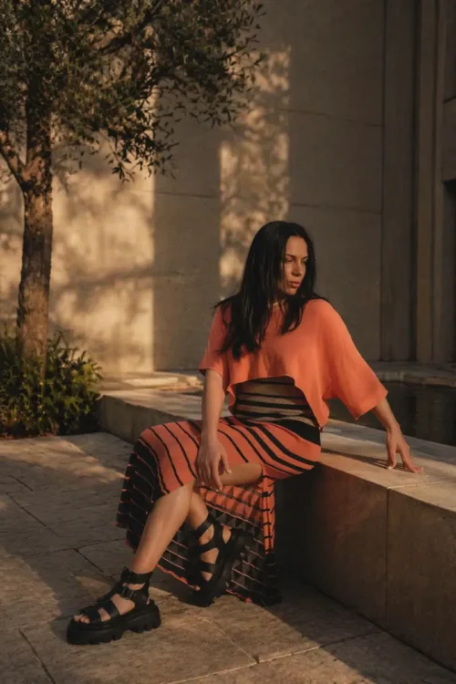 Antidote Knitwear Maxi Knitted Dress Sleeveless