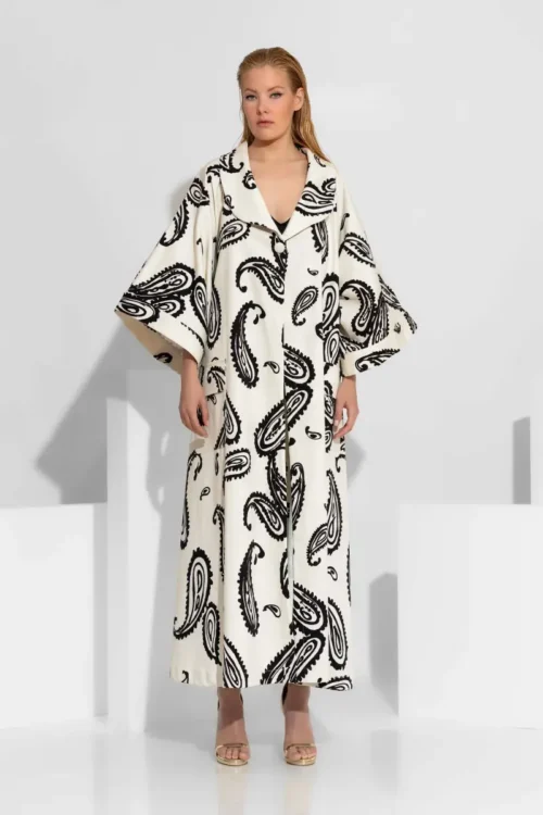 C-throu Printed Jean Coat