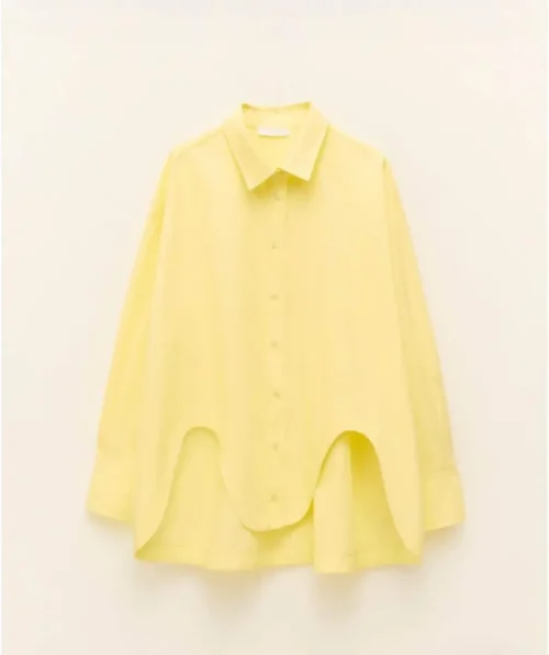 Lumina Asymetric Cotton Shirt