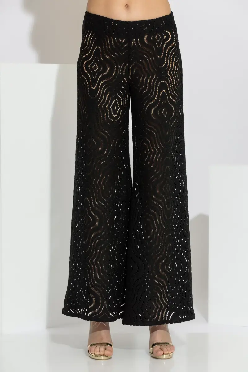 C-throu Knitted Lace Pants
