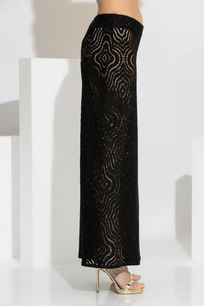 C-throu Knitted Lace Pants