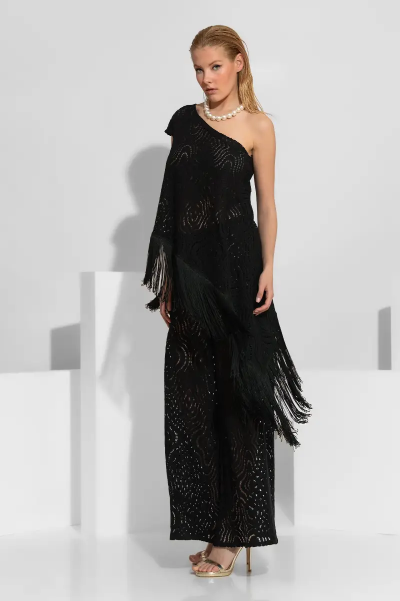 C-throu Knitted Lace Pants