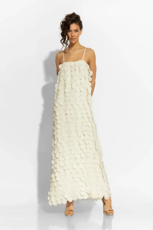 C-throu 3D Long Camisole Dress