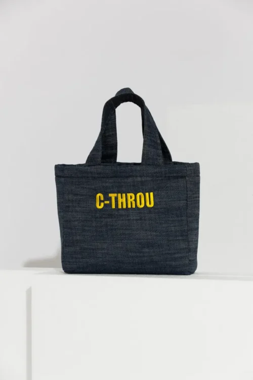 C-throu Denim Mini Tote
