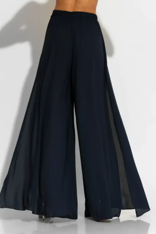 C-throu Georgette Wide Leg Pants