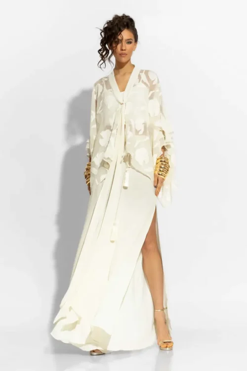 C-throu Georgette Wide Leg Pants