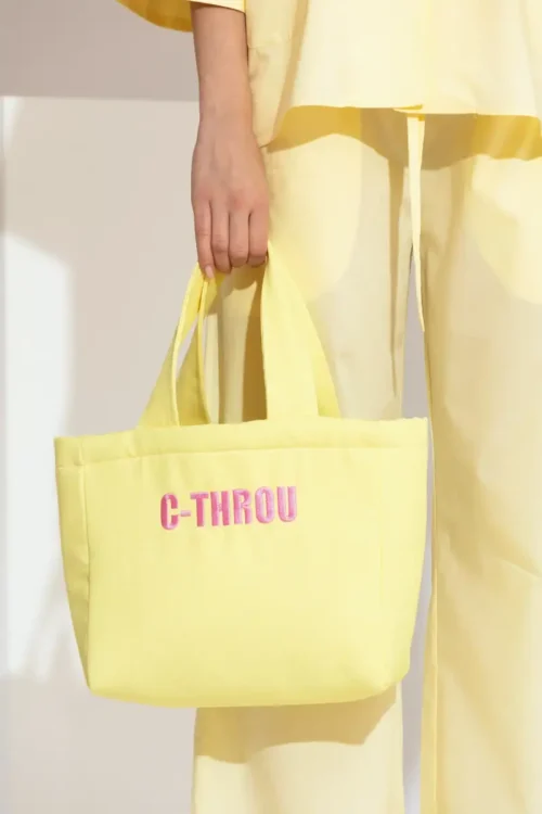 C-throu Mini Denim Tote