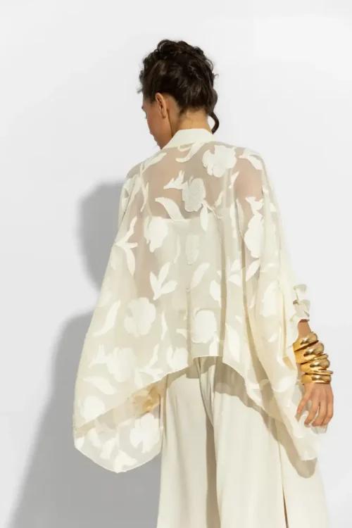 C-throu Oversized Georgette Tunic