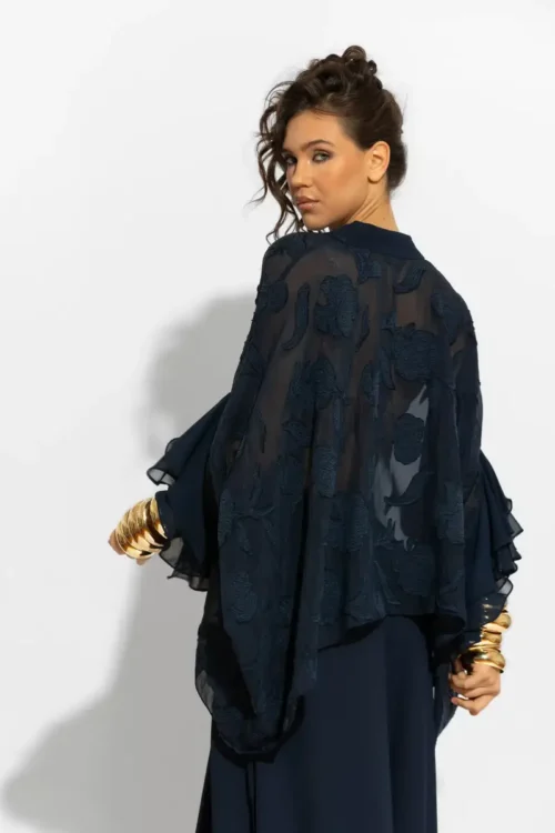 C-throu Oversized Georgette Tunic