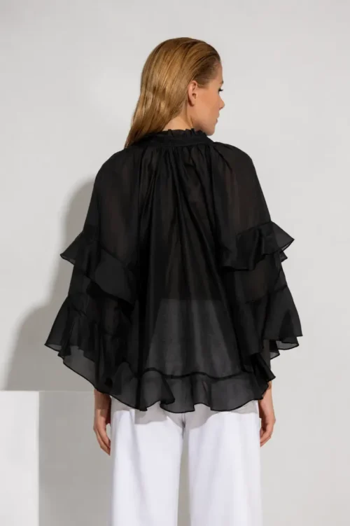 C-throu Sheer Tencel Shirt