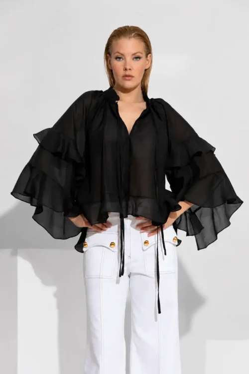 C-throu Sheer Tencel Shirt