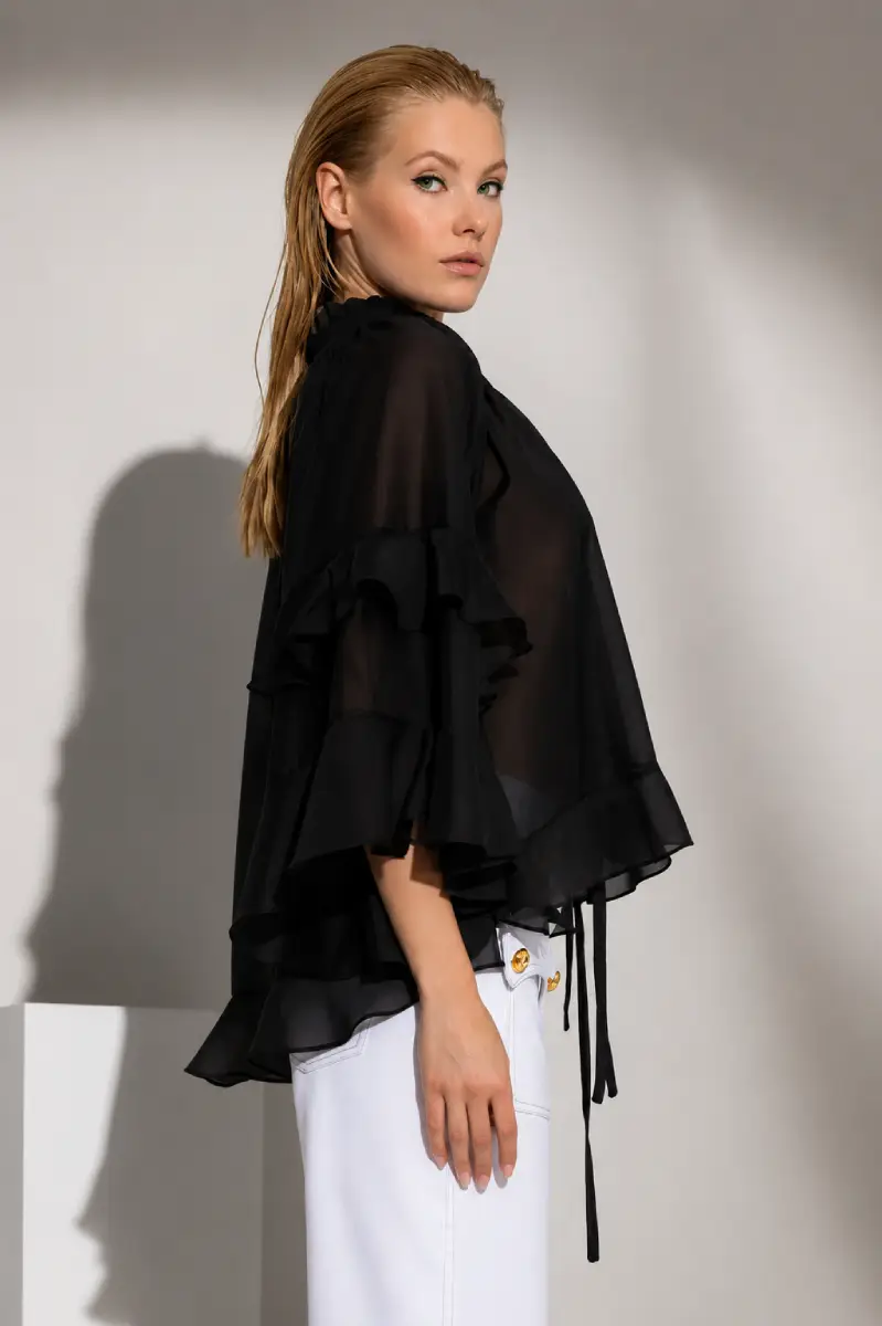 C-throu Sheer Tencel Shirt