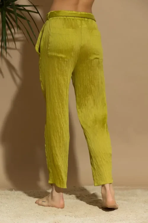 C-throu Tencel Tapered Pants