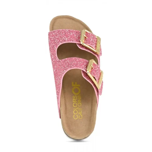 Colors Of California Slofi Glitter Sandals