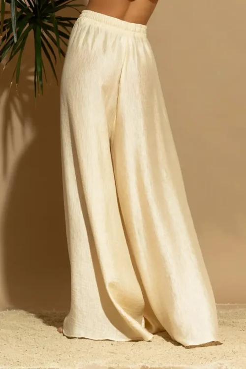 C-throu Tencel Wide Leg Pants