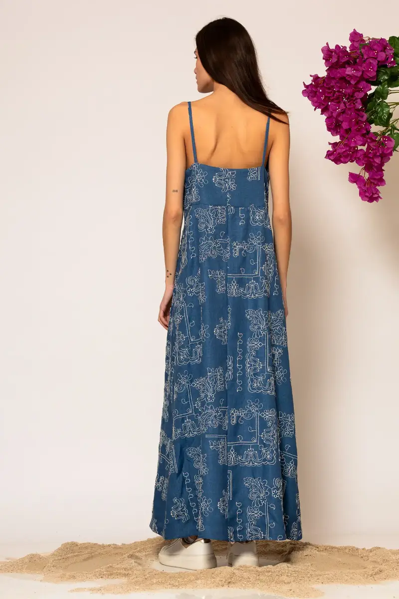Less Sonder Feeling Linen Tunic Dress