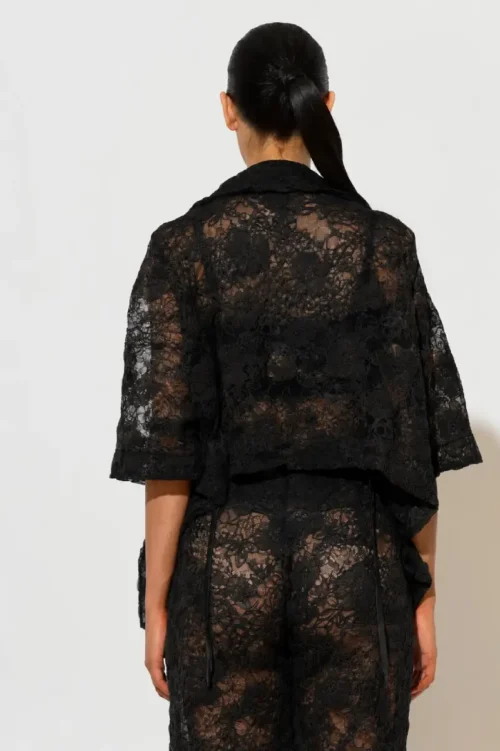 C-throu Black Lace Bolero