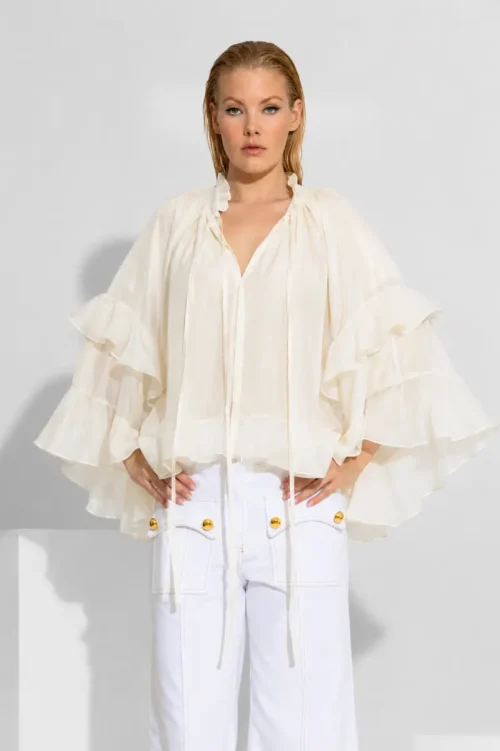 C-throu Sheer Tencel Shirt