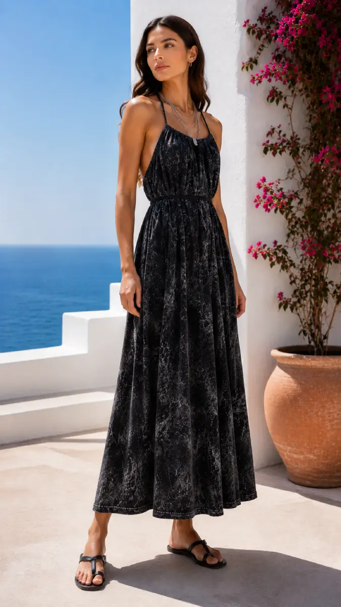 Noah Washed Marble Dress