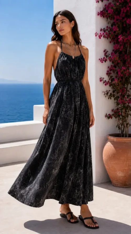Noah Washed Marble Dress