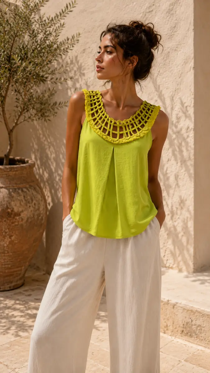 See The Sea Silk Top