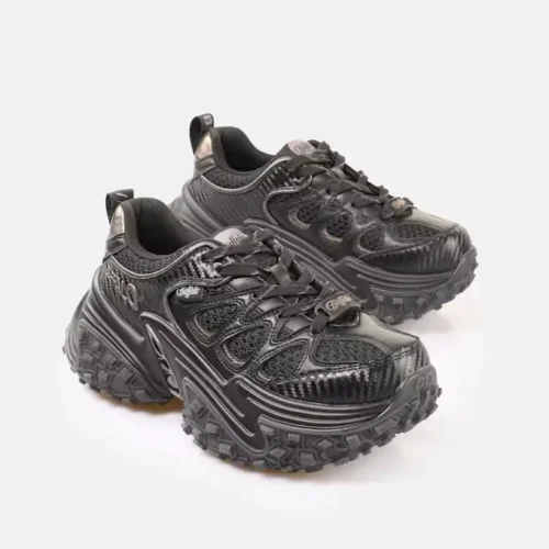 Buffalo Cerbo Black Sneakers