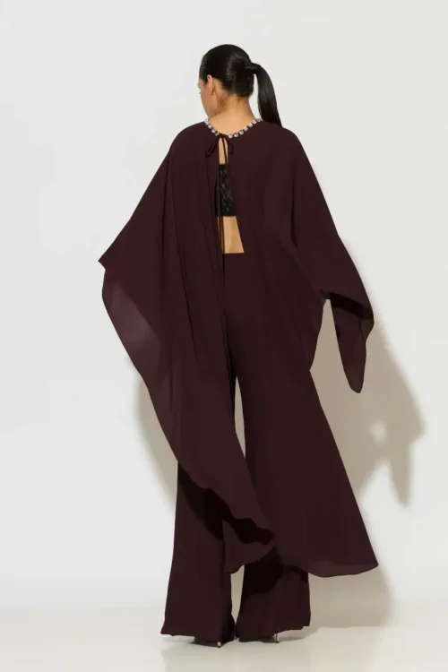 C-throu Georgette Crepe Tunic