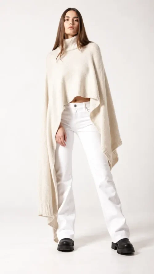 Antidote Knitwear Isabella Cape Turtleneck