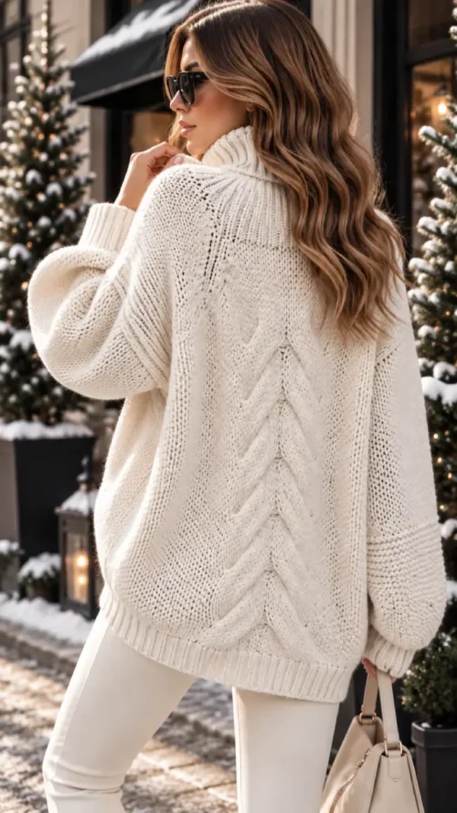 Antidote knitwear Knitted Sweater Turtleneck Braid