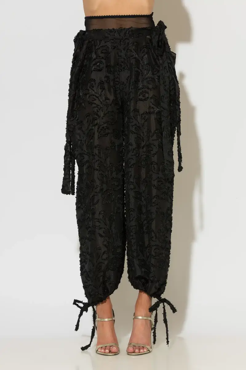 C-throu Devore Harem Pants