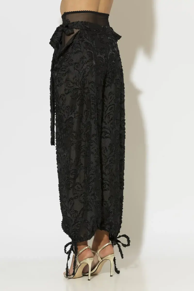 C-throu Devore Harem Pants