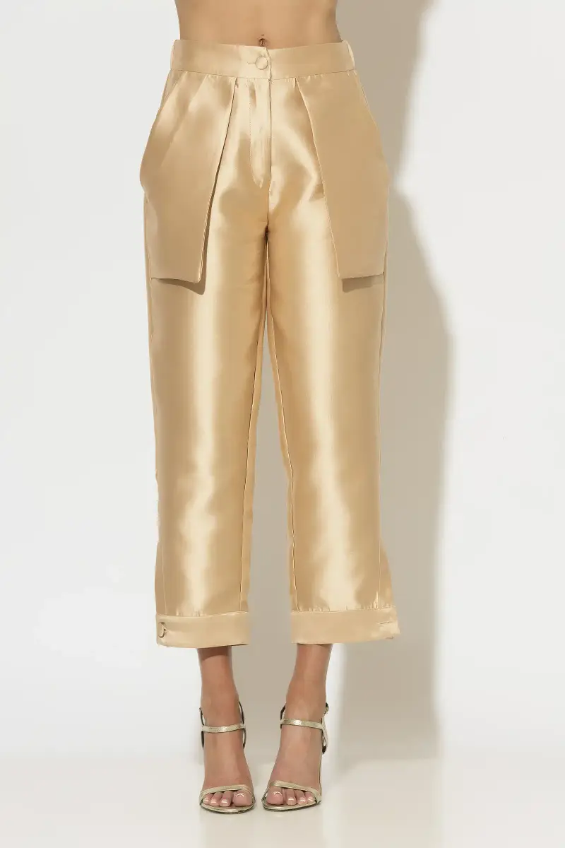 C-throu External Pockets Pants