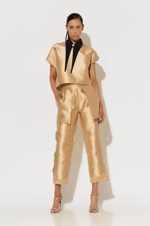 C-throu External Pockets Pants