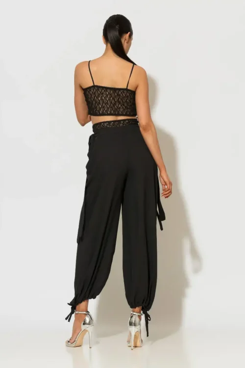C-throu Georgette Harem Pants