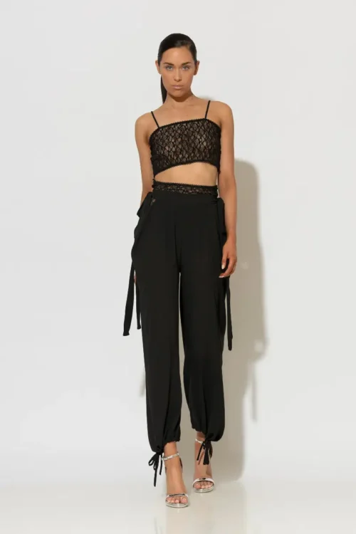C-throu Georgette Harem Pants