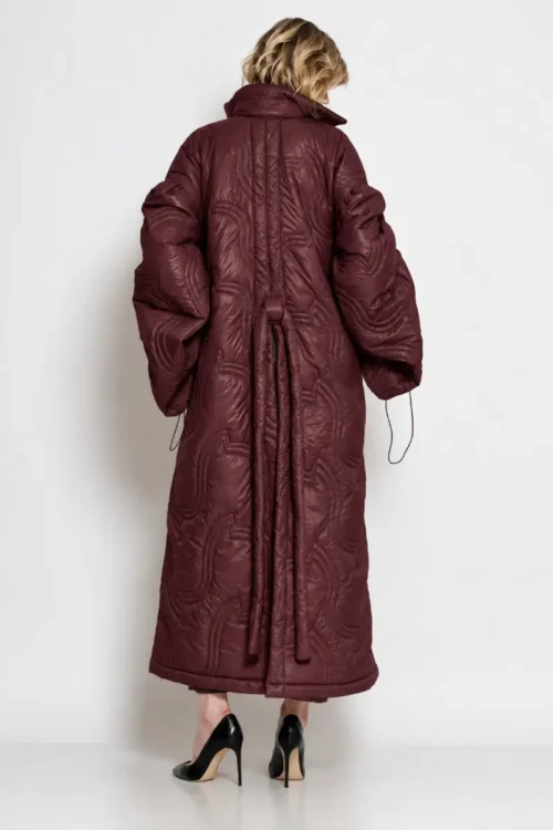 C-throu Long Quilted Coat