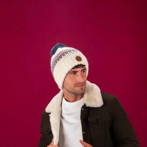Cabaia Cream Bamboo Beanie