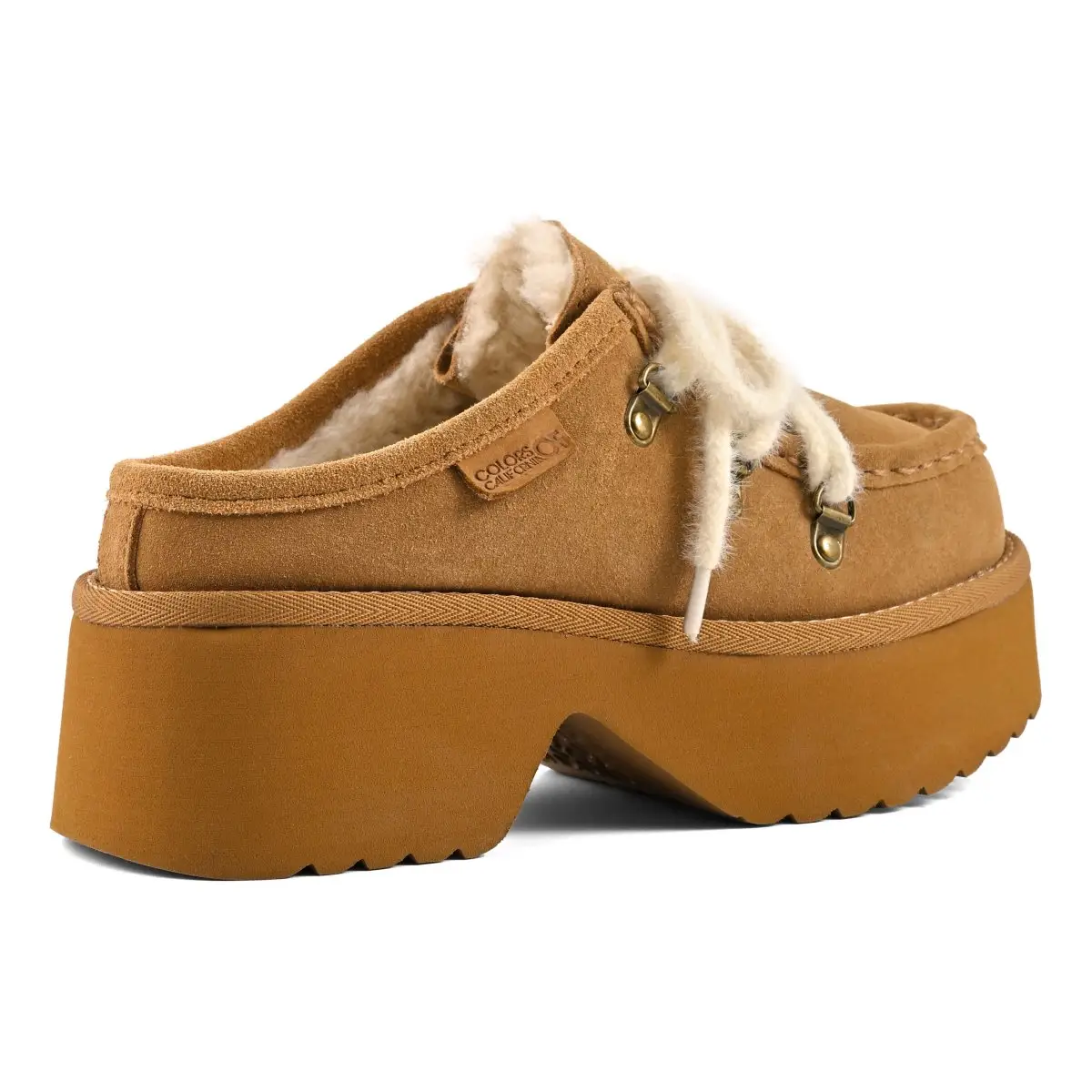 Colors Of California Suede Leather Platform