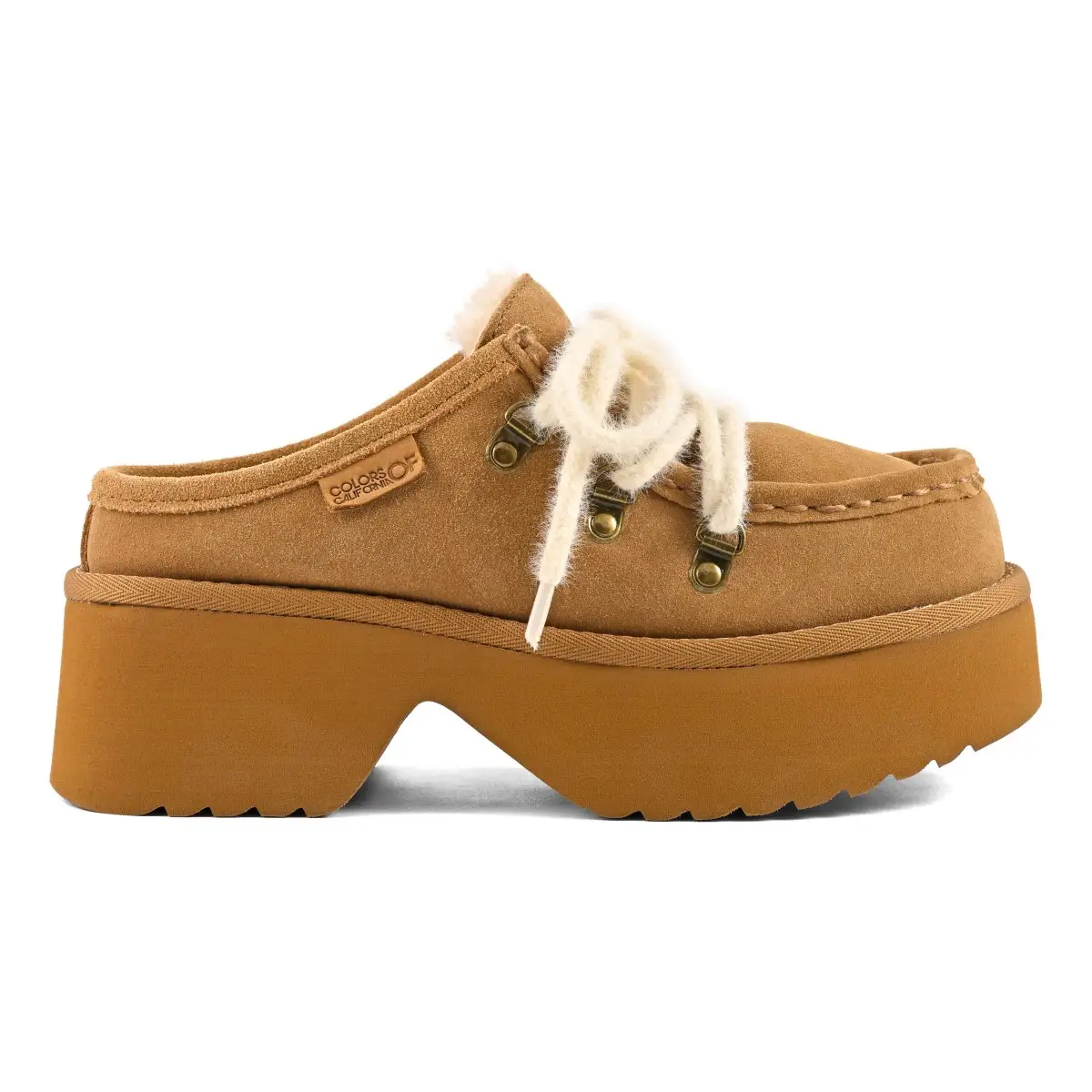 Colors Of California Suede Leather Platform
