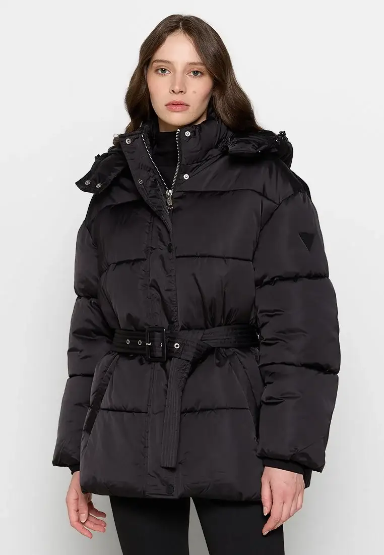 Guess Puffer Black Jacket