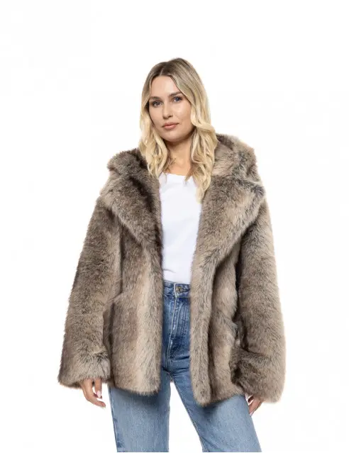 Biston Faux Fur Jacket