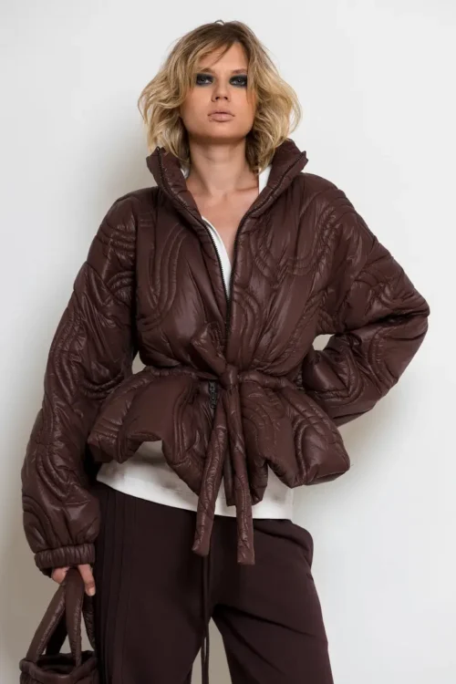 C-throu Quilted Puffer Jacket