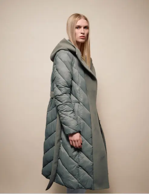 Splendid Hooded Long Jacket