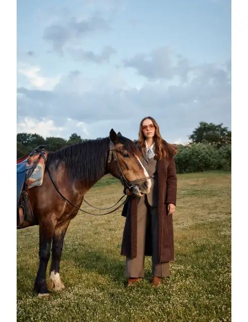 Splendid Suede Teddy Coat