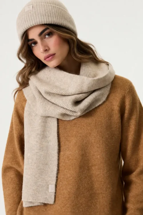 We Are Garcia Beige Scarf